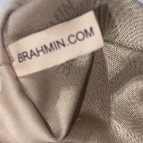 Brahim RARE Katie Crossbody Bag 🤎✨ Italian Straw 🌾 Multi Isla Brown 🤍👜 - Picture 7 of 7